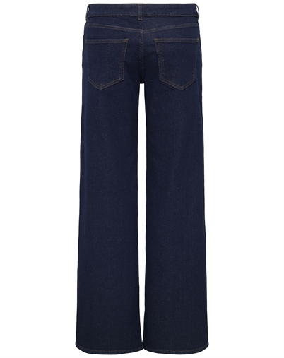 Only - ONLJudy LW Wide Jeans - Dark Blue Denim